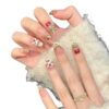 主图-10 Cat Eye Heart Lion Dance Bow Press-On Nails